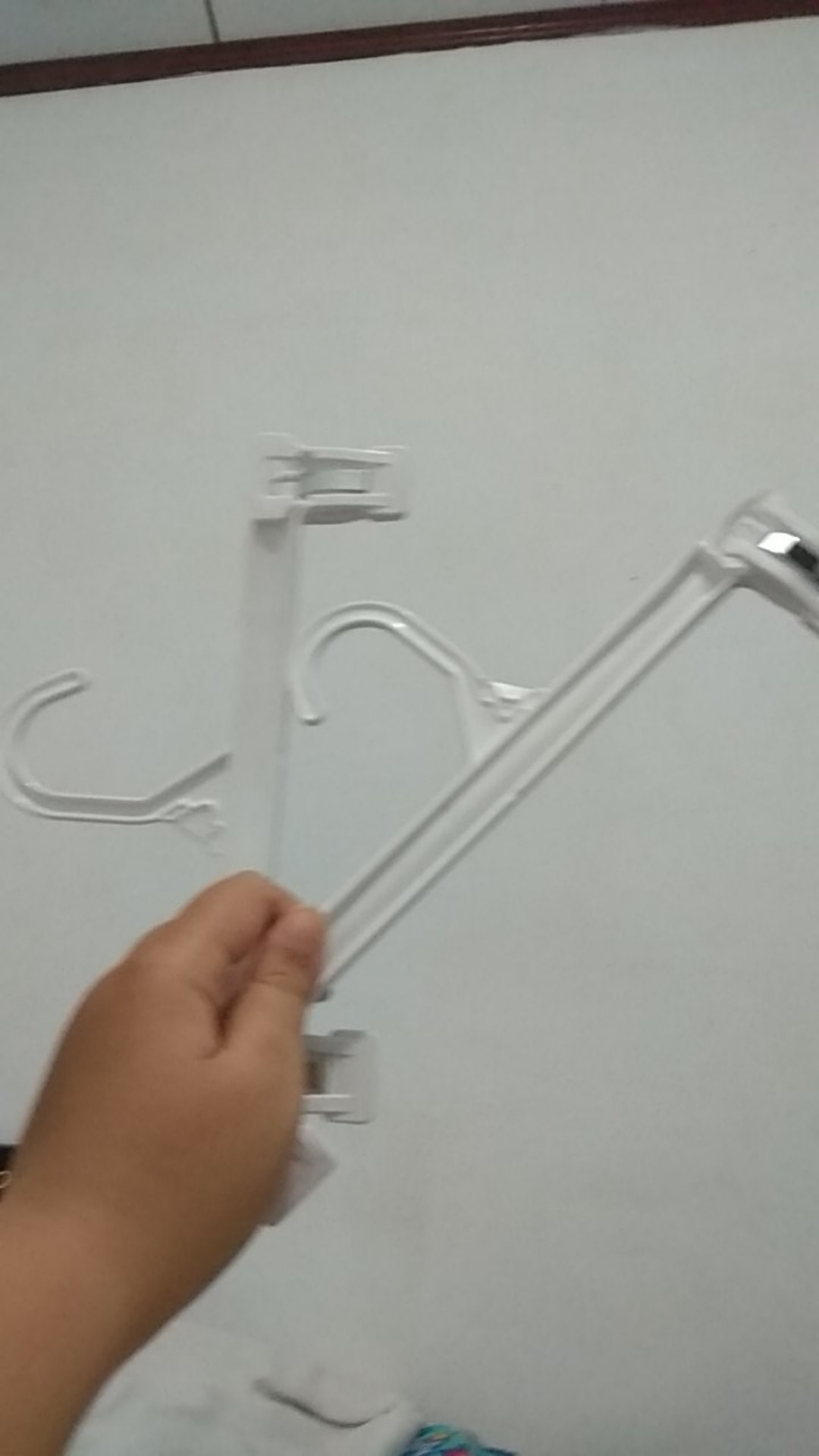 Hanger Jepit  Gantungan Baju Anak 25cm Bahan Plastik