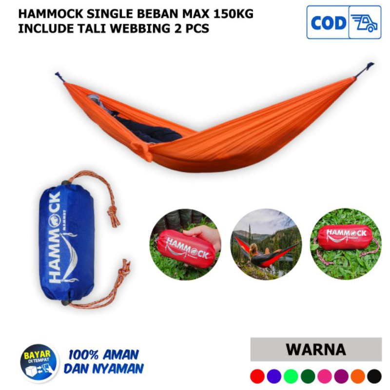 Hammock Single Max 150kg Lontong