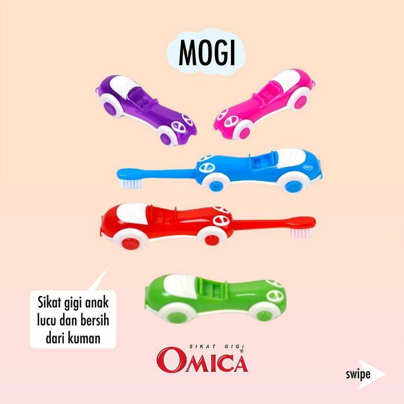 Omica Sikat Gigi Anak | Dewasa | Tooth Brush Omica 600 | Omica Bingo | Omica Marine Shark | Omica Mogi | Omica Dinosaurus | Omica Zigi | Omica Pinguin | Omica Baby 1 - 3 Tahun | Omica Baby 6 - 24 Bulan