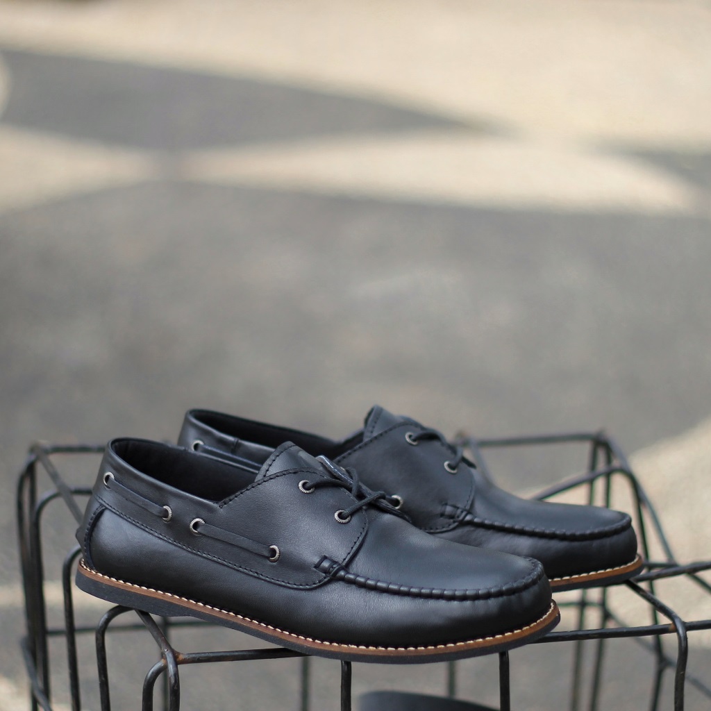 GROOVE BLACK ORIGINAL x REYL MAN Sepatu Kulit Sapi Asli Hitam Pria Semi Formal Pantofel Tali Kerja Kantor Dinas Resmi Pesta Undangan Kondangan Wedding Kuliah Casual Kantoran Derby Oxford Genuine Leather Footwear Big Size Jumbo Ukuran Besar 44 Keren Murah