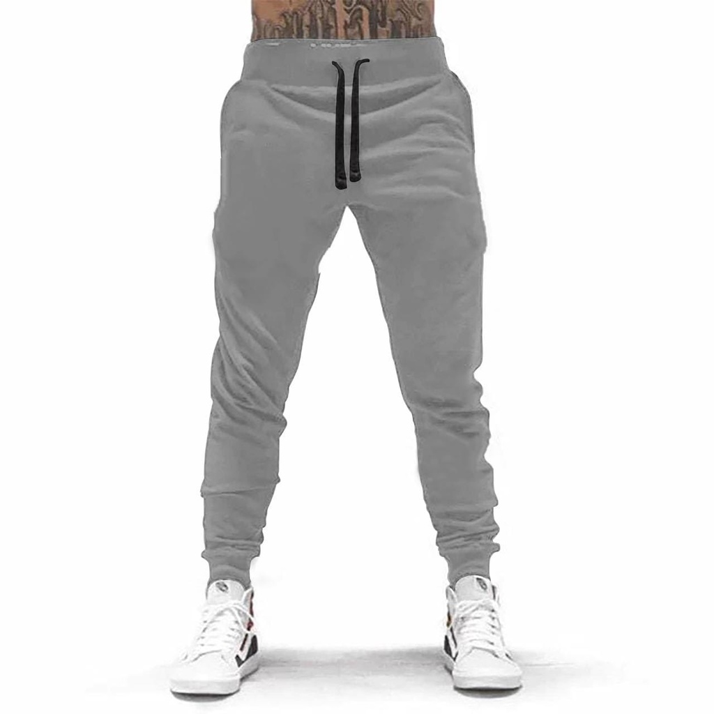 CELANA PANJANG JOGGER POLOS UNISEX BAHAN FLEECE TEBAL / KUALITAS BAGUS / JOGGER PRINTING
