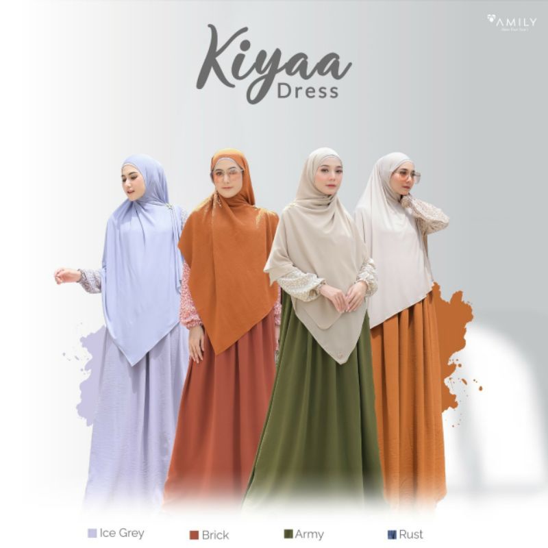 gamis adem kiyaa dress amily