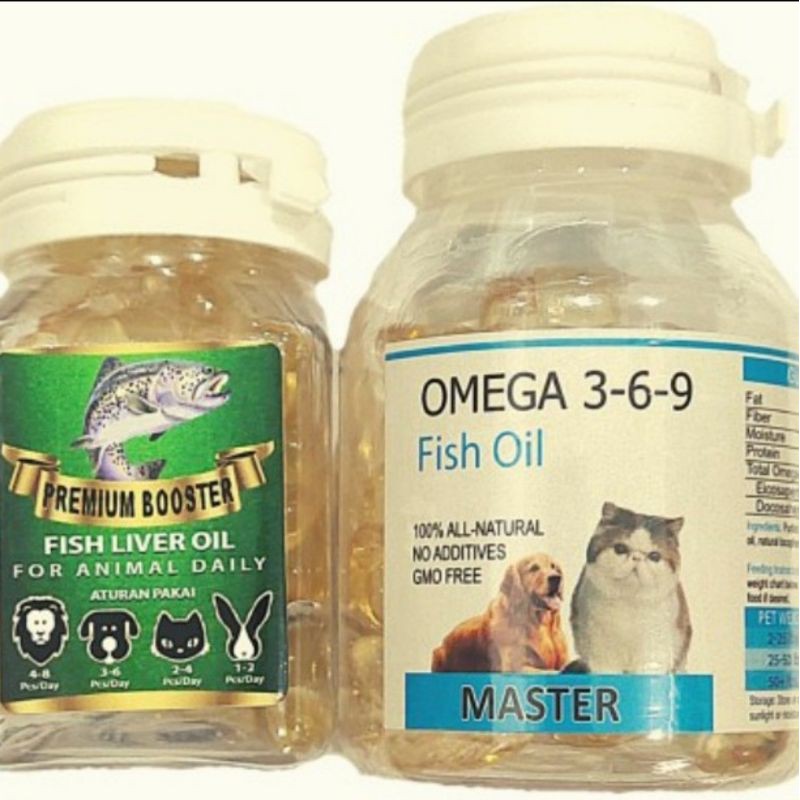 Fish Liver Oil Omega 3 6 9 Minyak Ikan Untuk Anjing Dan Kucing Indonesia