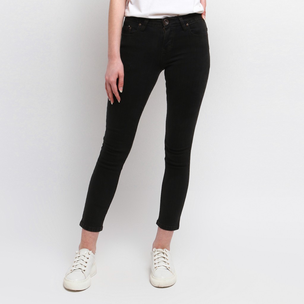 C2 Hitesa Black Jeans  Skinny Shopee Indonesia