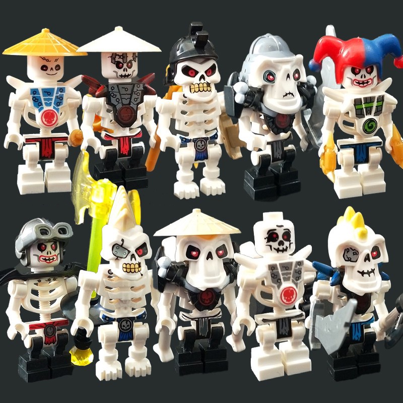 Mainan Action Figure Mini Model Ninjago Lloyd Nya Jay Garmadon Basilisk Skeleton Soldier Ninja Warrior