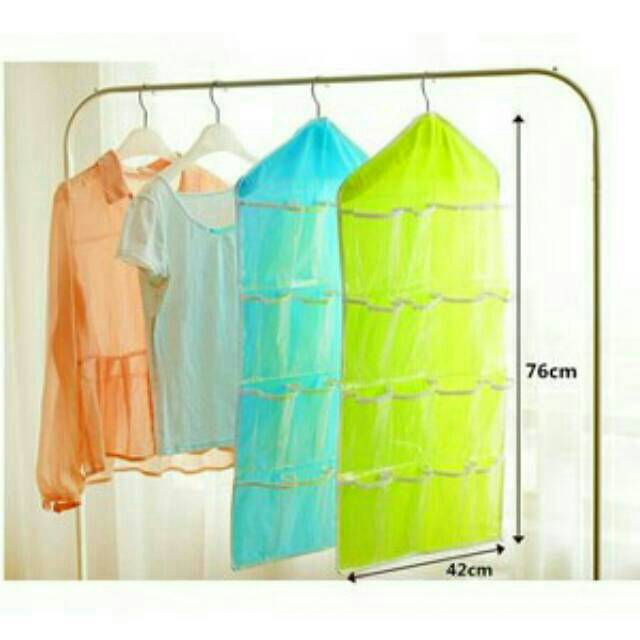 IRC 053 - Storage Bag Gantung 16 Kantong Hanger