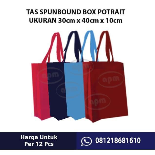 

Goodiebag Tas Spunbond Box Ukuran 30Cm X 40Cm X 10Cm