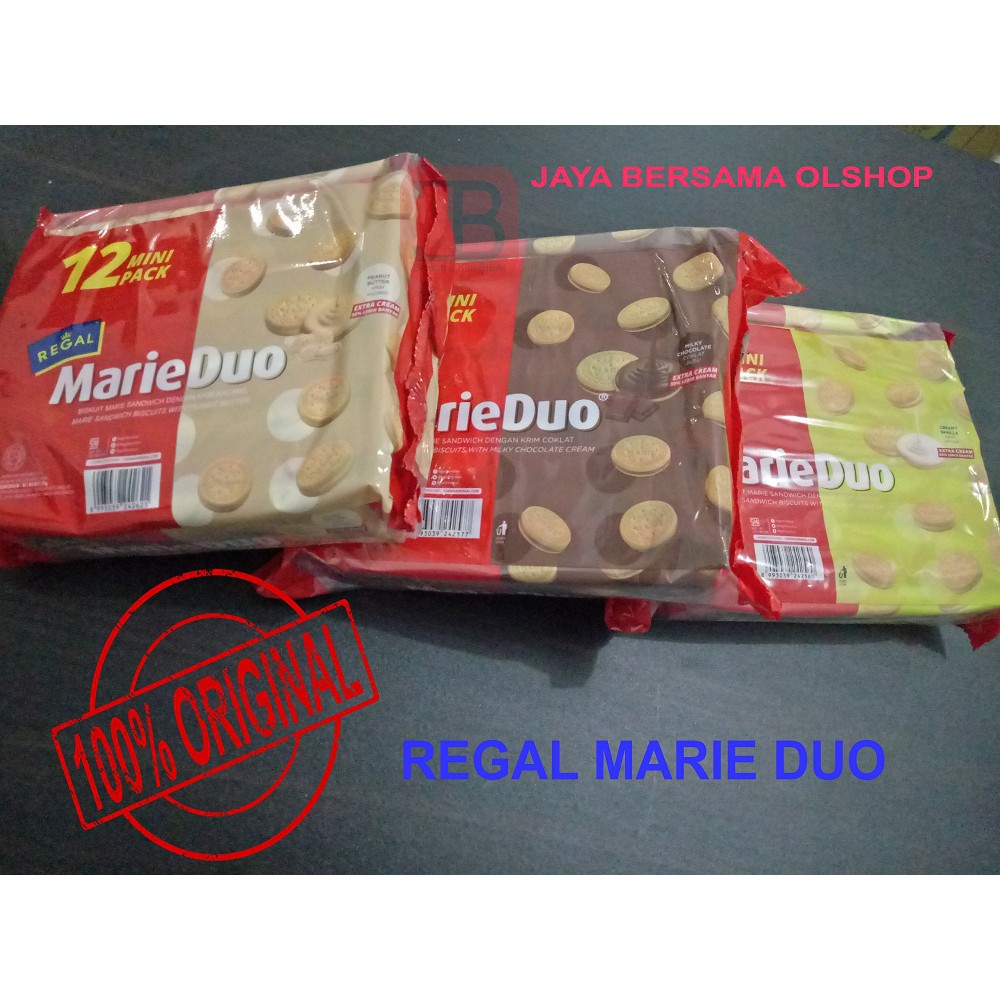 

REGAL Biscuits Duo Sandwich isi 12marie regal/biskuit regal/biskuit bayi/regal cemilan/jajan lebaran