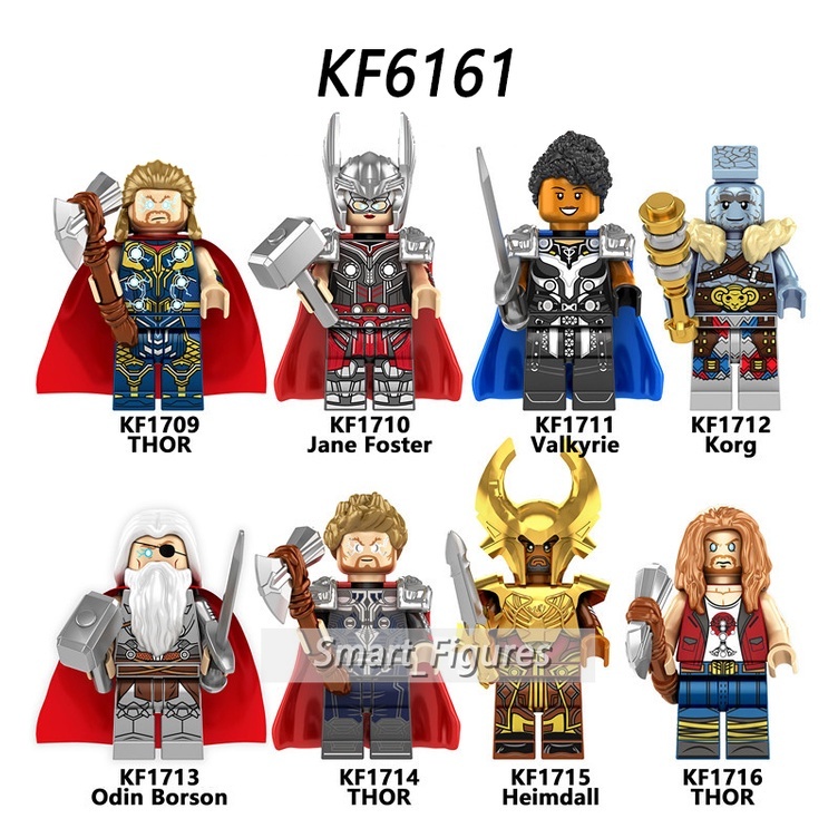 Mainan Action Figure Mini Karakter Marvel Valkyrie Korg Heimdall Jane Foster Odin Borson Untuk Hadiah Kf61616161