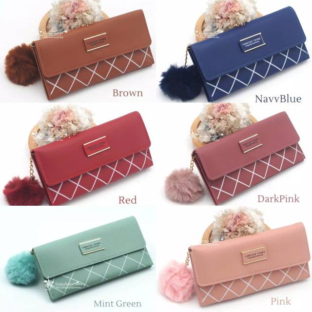 Dompet wanita import dompet panjang dompet lipat