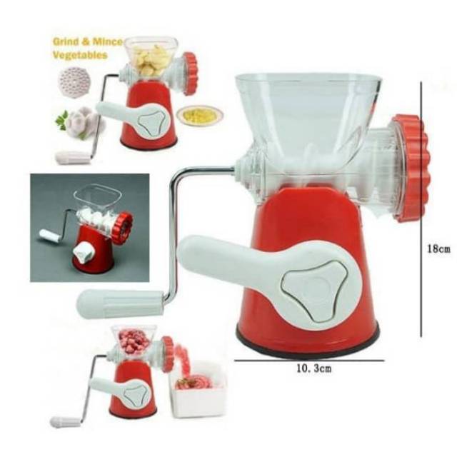 [550gr] Meat Grinder New Manual Prnggiling Daging Giling Sayuran Buah Alat Dapur