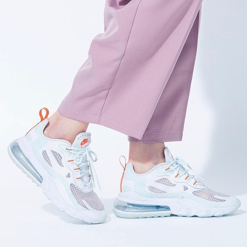 Nike Air Max 270 React Se White Hyper Crimson Teal Tint Original Bnib Shopee Indonesia