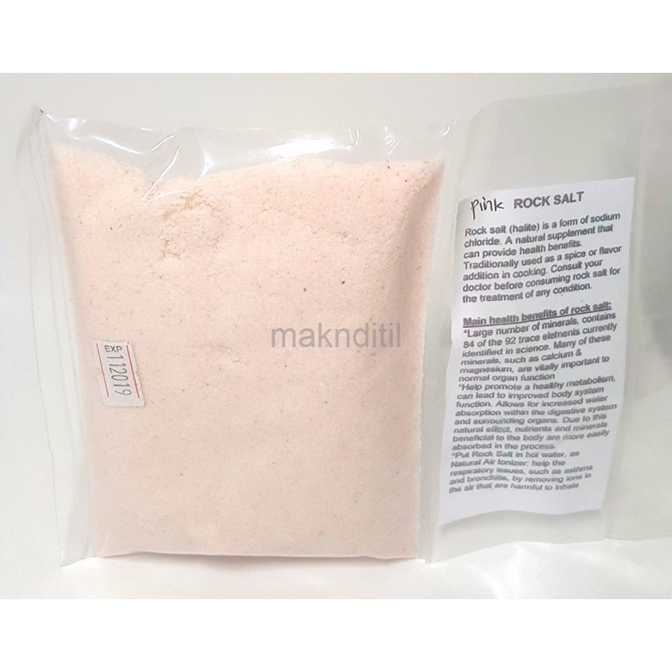 

Garam Gunung Himalaya / Himalayan Pink Salt 250 Gram
