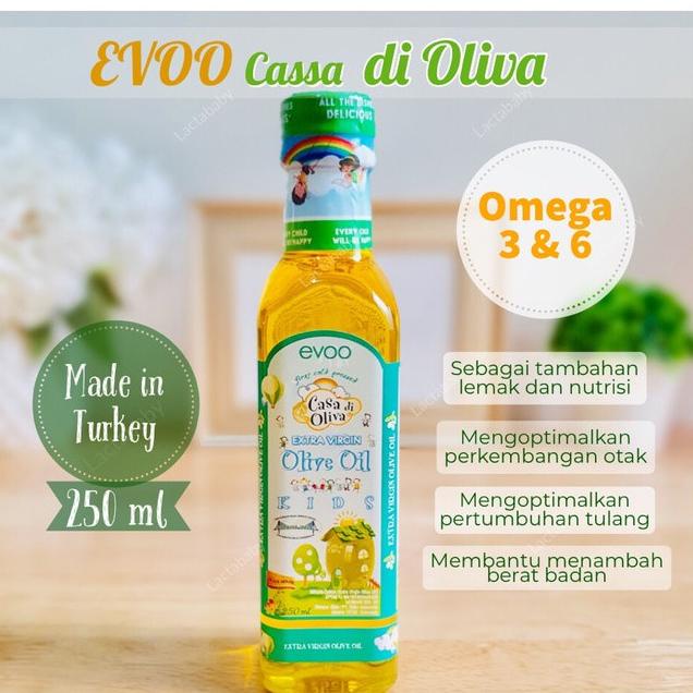 

Evoo (Extra Virgin Olive Oil) Casa Di Oliva For Kids Minyak Zaitun _Ready