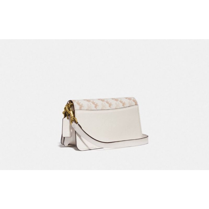 Coach Beat Crossbody Clutch In Signature Canvas Horse And Carriage (C0831)