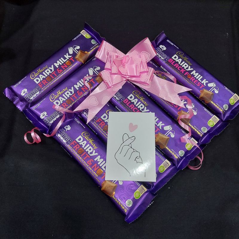 coklat love silverqueen cadburry dairy milk cokelat viral pocky love hadiah valentine