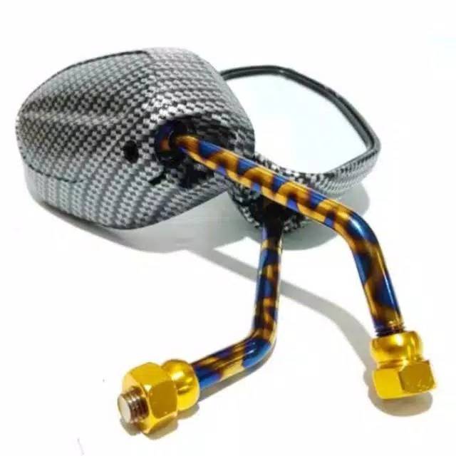 SPION STANDAR CARBON VARIASI BEAT X XXX BLUE X TWO TONE 2TONE VARIO SCOOPY SUPRA BEAT ESP FI