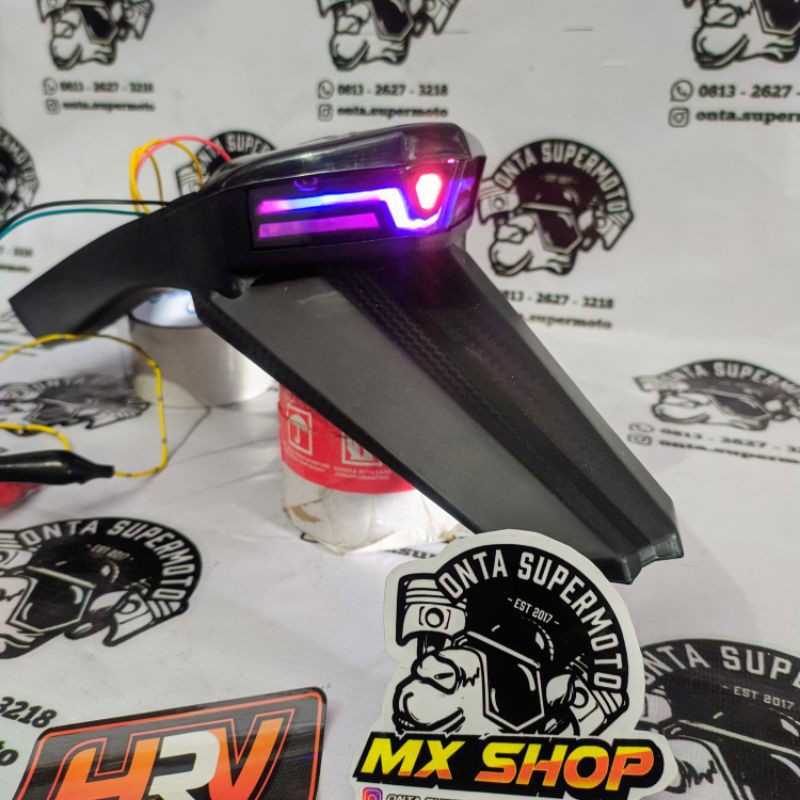 Stoplamp spakbor belakang undertail LED klx dtracker model new transformer ironmen hrv