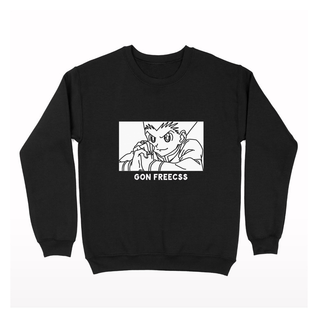 SWEATER CREWNECK ANIME GON FREECSS HUNTER X HUNTER MANGA KILLUA ZOLDYCK KURAPIKA KURUTA COSPLAY