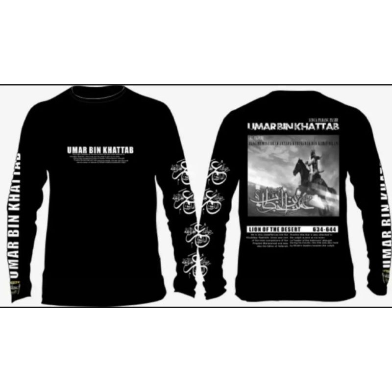 KAOS DAKWAH SAHABAT NABI UMAR BIN KHATTAB ORIGINAL DISTRO
