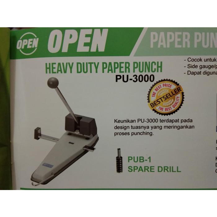 

Delia | Heavy Duty Paper Punch Open Pu-3000