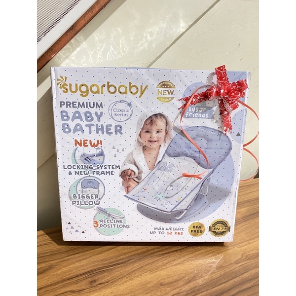 Sugar Baby Deluxe Baby Bather / Kursi Mandi Bayi / Tempat Mandi Bayi