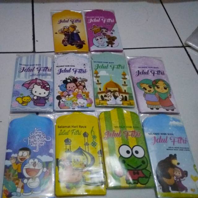 

Amplop lebaran siap pakai 1 pack/ isi 10