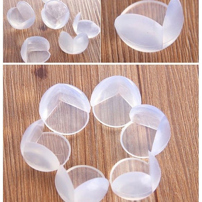 [ JB99 ] Pelindung Sudut Meja Oval Transparan / Pengaman Siku Meja