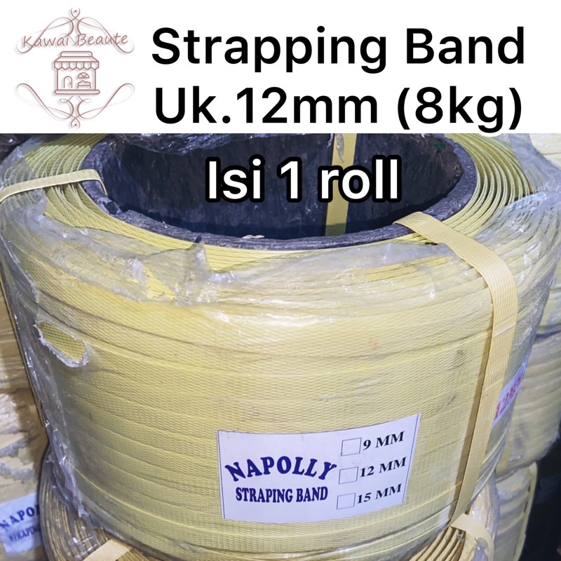 

Strapping Band Uk. 12mm (8 kg) Isi 1 roll