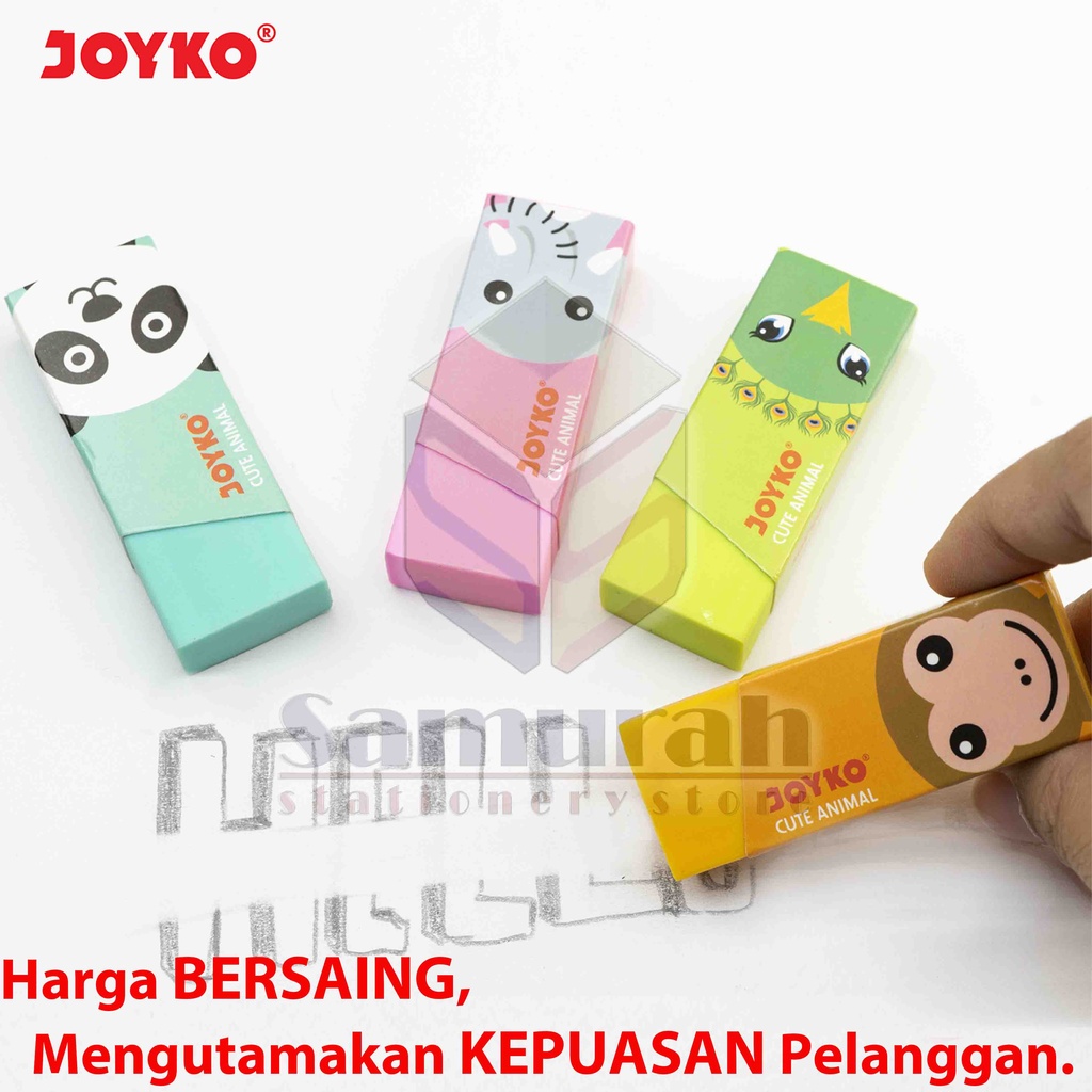 

HJK Penghapus Pensil Joyko ER-116 Besar ( 20 Pcs ) / Eraser ER 116 Colours BIG / Hapusan Stip Fancy