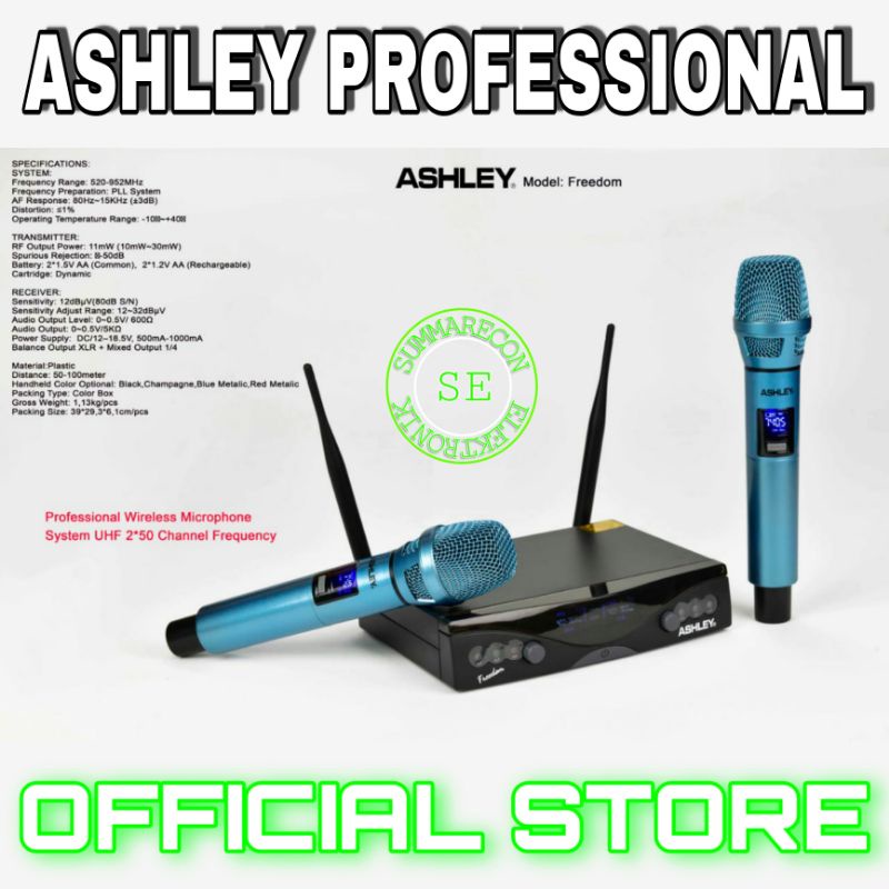 mic wireless ashley original ashley freedom