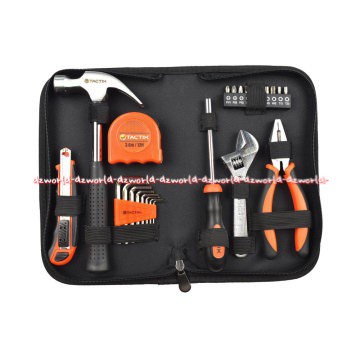 Tactix Hand Tool Set 24Pcs Set Perkakas Obeng Tang Palu Pisau Carter Meteran Taxtic Handtool Screwdriver Screw Driver Taktik