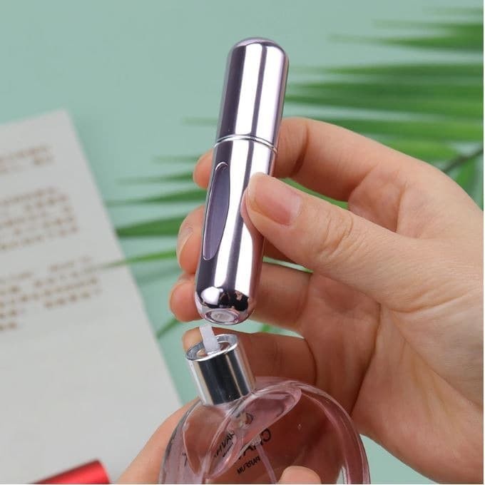 Botol Parfum isi Ulang Travel Refill PERFUME BOTTLE Mini Alumunium TOP