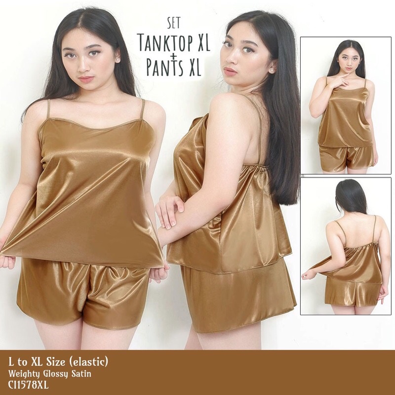 Lingerie hotpants gold size Jumbo