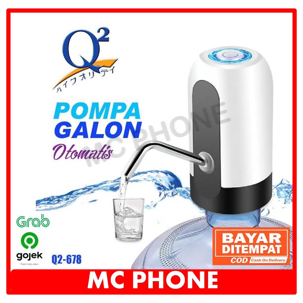 Pompa Galon Q2 Water Pump Electric Dispenser Air Galon Recharge