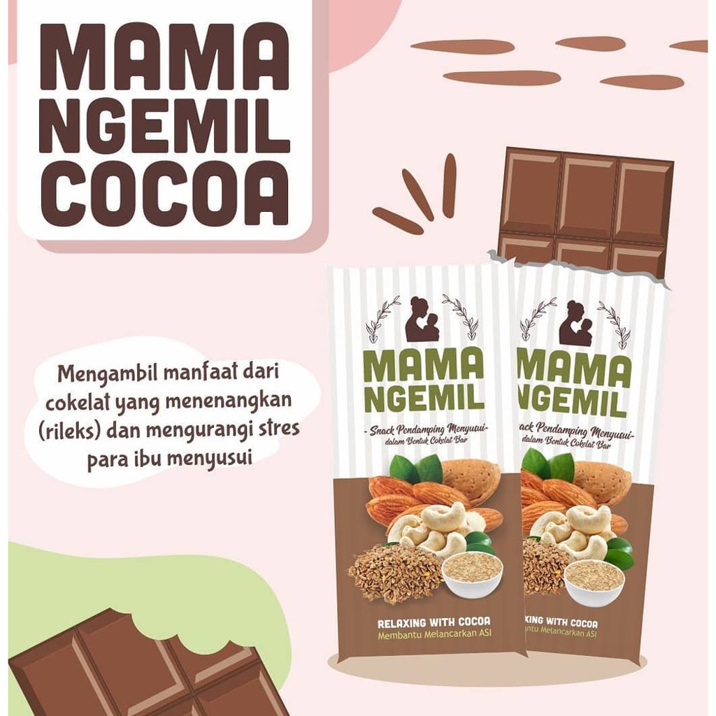 Mama Ngemil Asi Booster Snack Coklat / Pelancar Asi Cokelat MamaNgemil