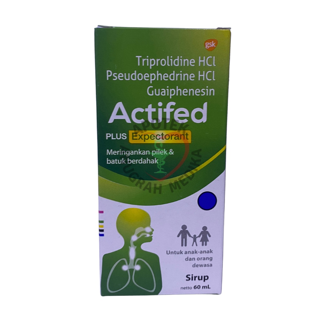 Jual Actifed Expectorant Ml Hijau Shopee Indonesia