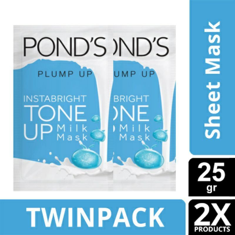 Pond's Tone Up Milk Mask [ TwinPack 2pcx25g]