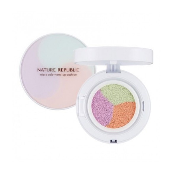 Jual NATURE REPUBLIC Nature Origin Triple Color Tone up Cushion (SPF50