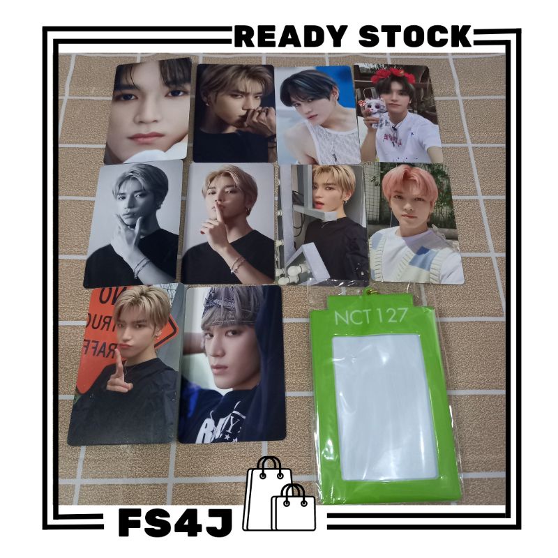 [Sharing] Dicon x NCT 127 Taeyong set + Photocard Holder Keyring
