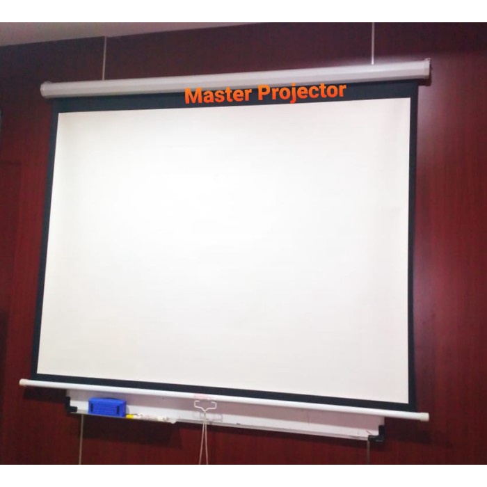 

Termurah Screen Pojector Manual Wall 70" - Layar Proyektor Manual 70