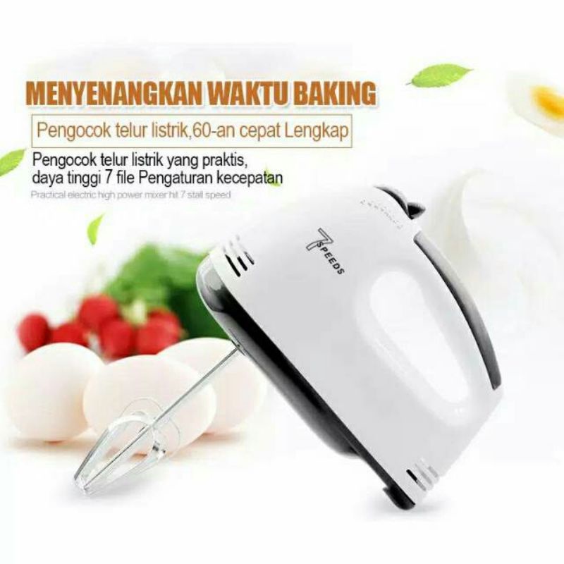 mixer elektrik Hand Mixer Alat Pengocok Telor / Adonan Kue Mixer Elektrik adonan kue Mixer elektroni