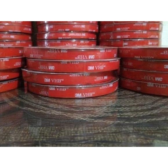 

♞ Double Tape Super Kuat Super Lengket Merk 3M VHB Original lebar 12 mm ✱