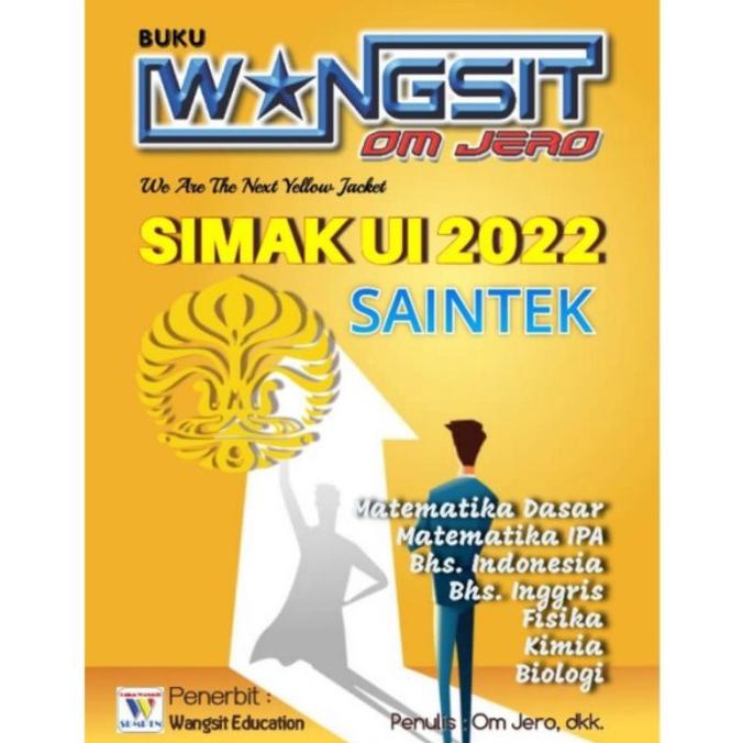 [Best Seller]Buku Wangsit SIMAK UI Saintek 2021 Star Seller Termurah