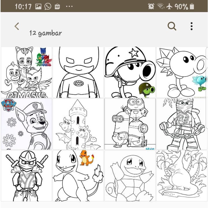 

Buku Mewarnai Buku Karakter untuk Mewarnai Buku Aktivitas ( AB-11 )