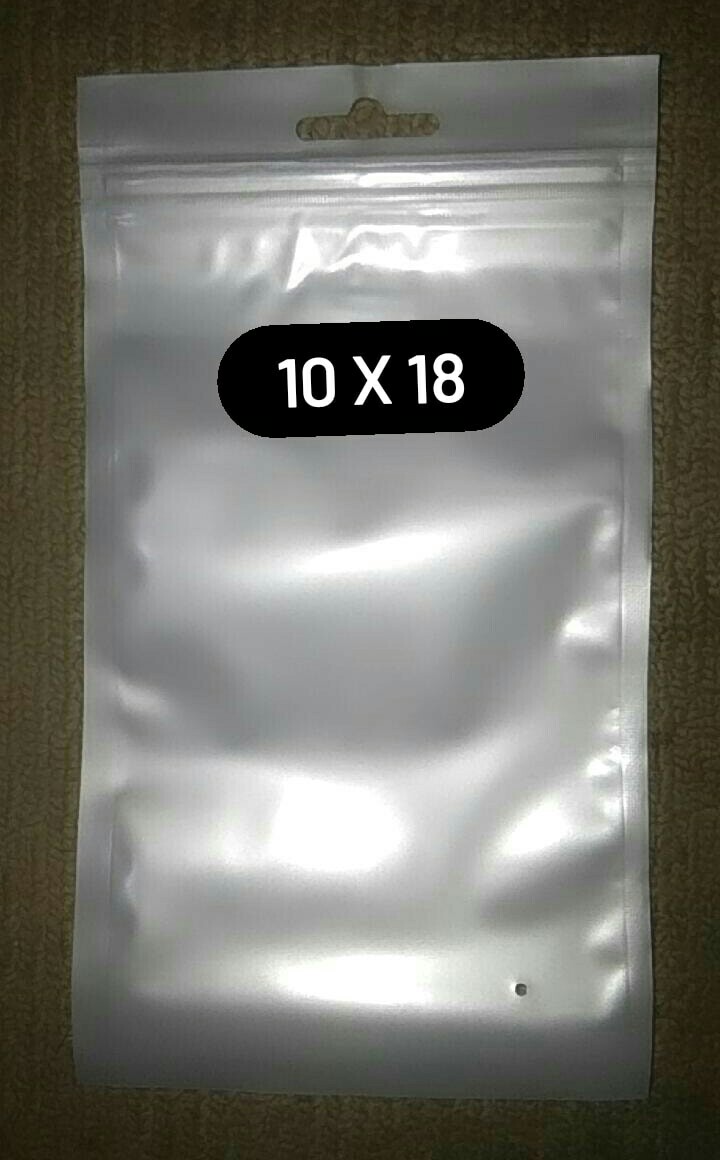 Plastik Klip Plastik Ziplock 10x18 Cm Putih Susu Isi 100 Pcs