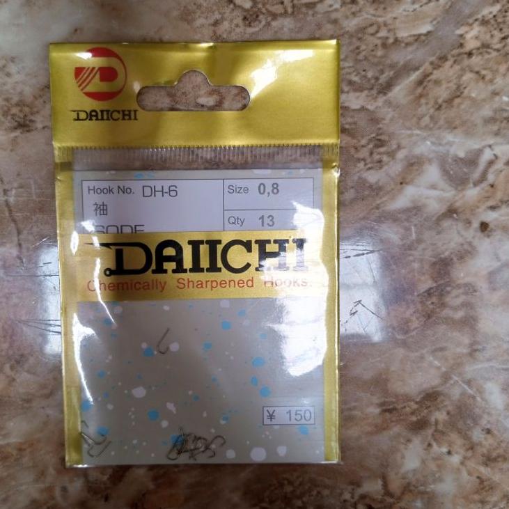 Silahkan Belanja,, Kail/pancing DAICHI kail DAIICHI DH6 kail kecil 0.3 0.5 0,8 05 03 08 dh6 dh 6 Dh 