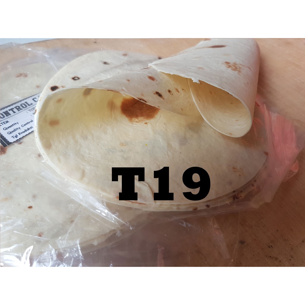 Tortilla kecil 19 cm Isi 10 Lembar