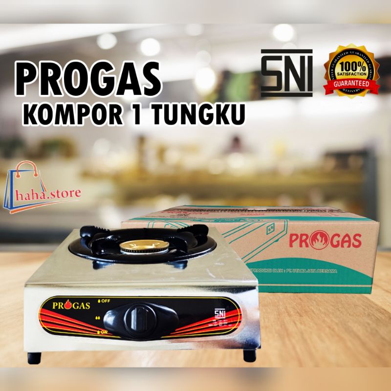 Kompor Gas 1 Tungku Kaleng Progas PG-169 - Kompor Gas Progras - kompor murah