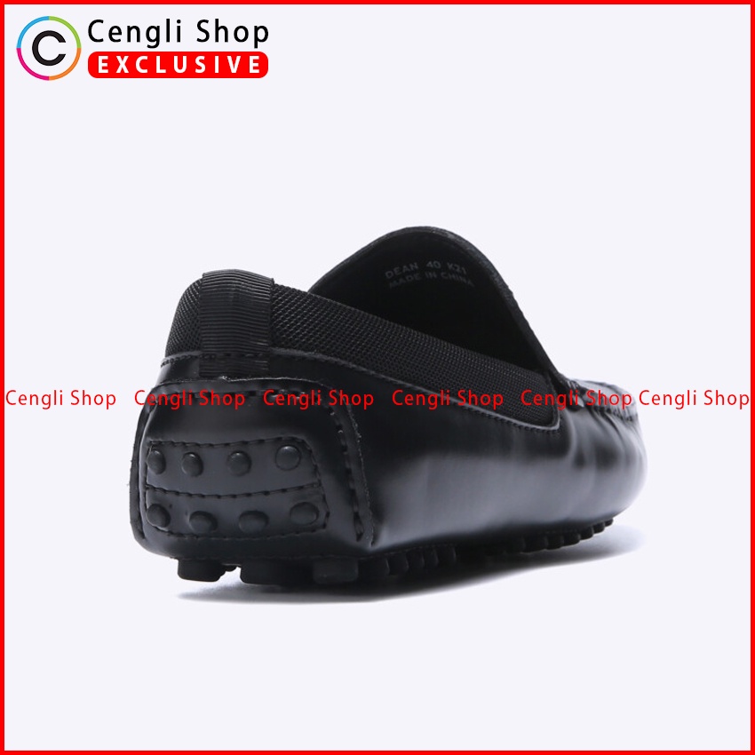 SEPATU LOAFER EVERBEST PRIA ORIGINAL PANSUS KULIT BRANDED HITAM EM44